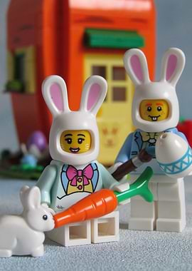 Lego Easter Bunnies