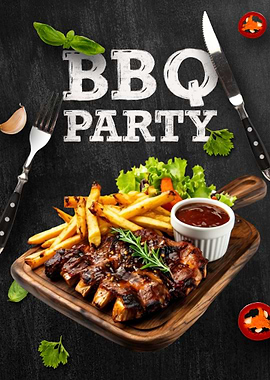 BBQ Party Ribs & Fries