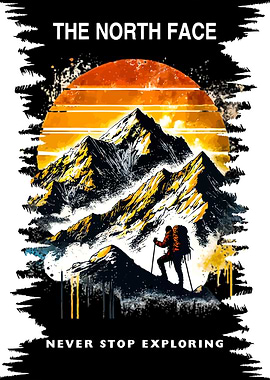 The North Face Mountain Scene