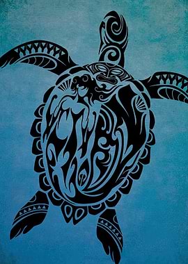 Polynesian Turtle Tattoo