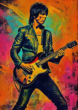 Jeff Beck Guitarist in Action