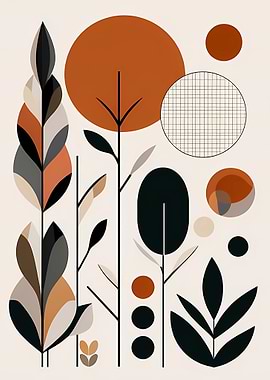 Abstract Floral Art Print