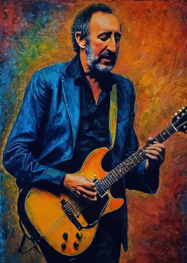 Pete Townshend Guitarist Portrait