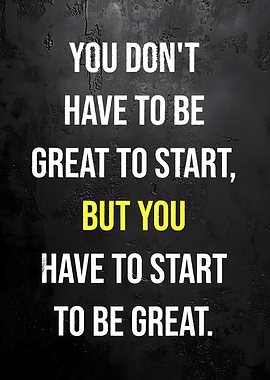 Motivational Quote Poster