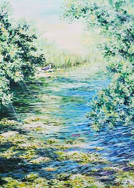 Peaceful River Scene