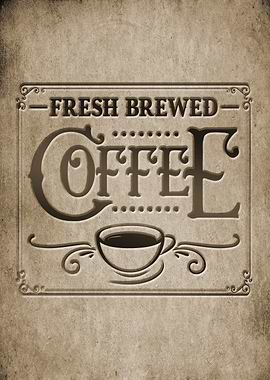 Vintage Coffee Sign