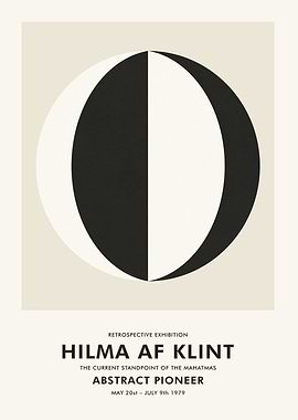 Hilma af Klint Abstract Art Poster