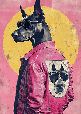 Cool Dog in Sunglasses