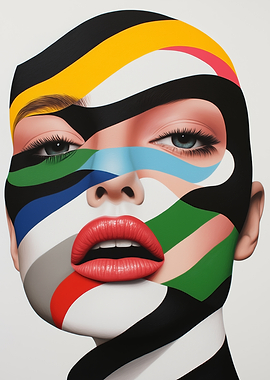 Fragmented Colors: A Surreal Expression