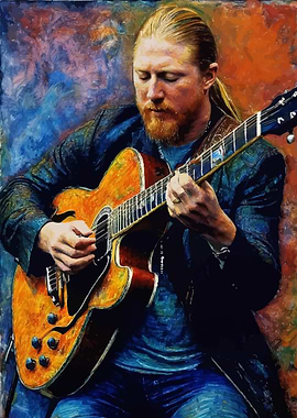 Derek Trucks Guitarist Portrait