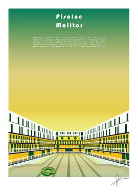 Piscine Molitor Poster