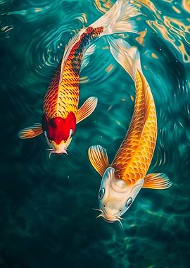Koi Fish Painting