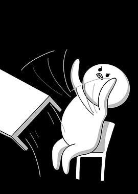 Angry Cartoon Character