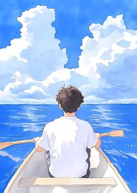 Rowing into the Blue