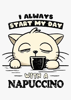 Sleepy Cat Napuccino