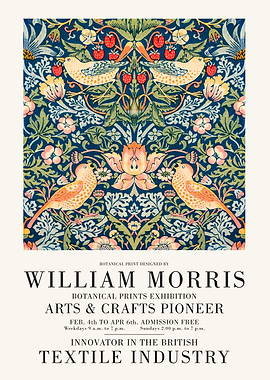 William Morris Botanical Print Exhibition