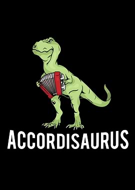 Accordisaurus Accordion Player Kids Music Accordion