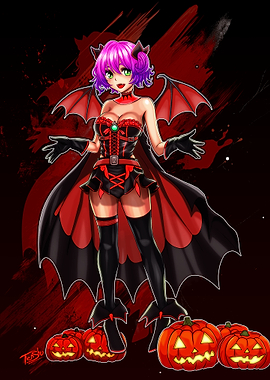 Vampire Girl Halloween Costume