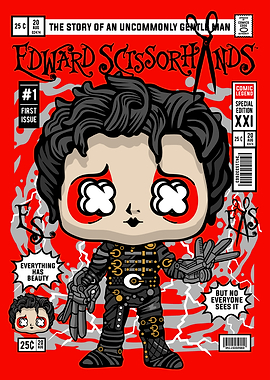 Edward Scissorhands Comic Cover