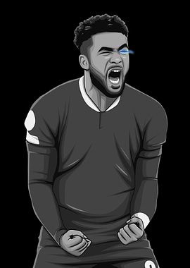 Reece James Black and White Version