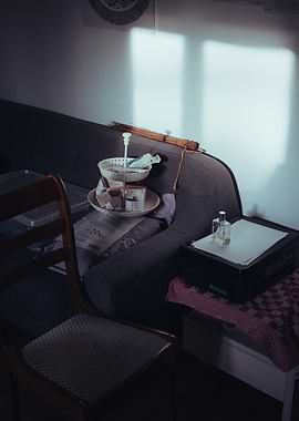 Nostalgic Living Room Interior