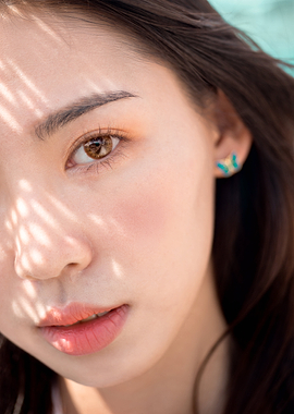 Close-up Portrait of Woman