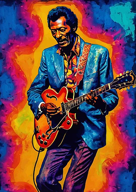 Chuck Berry Guitarist Legend