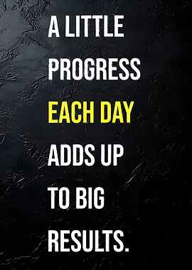 Progress Motivational Quote