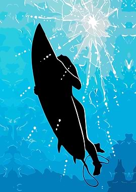 Surfer Silhouette