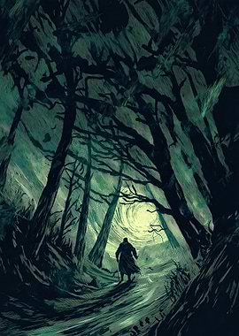 Mysterious Forest Path