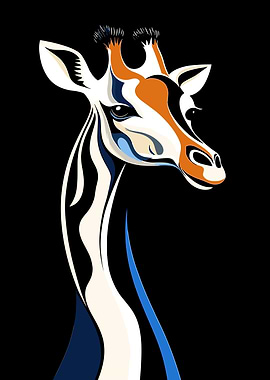 Giraffe Portrait