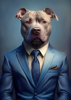 Pitbull in Suit