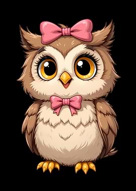 Cute Cartoon Owl