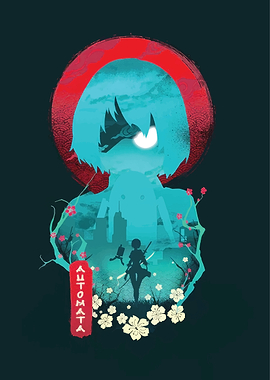 Nier Automata 2B Silhouette