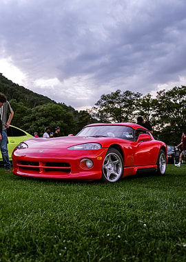 Red Dodge Viper