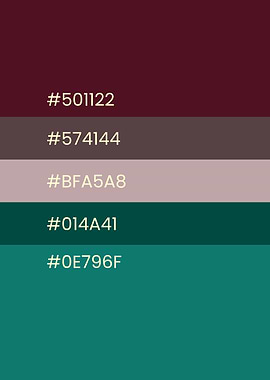 Color Palette Hex Codes