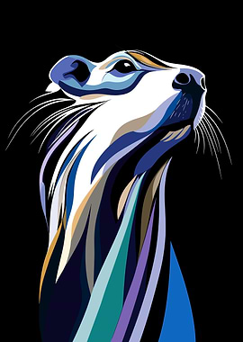 Abstract Animal Portrait