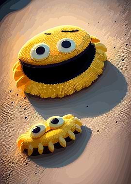 Smiling Yellow Creatures