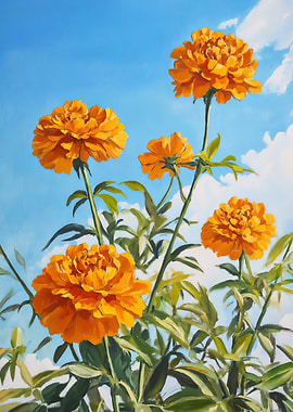 Bloom in Marigolds