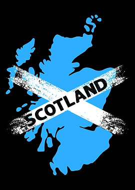 Scotland Map Design