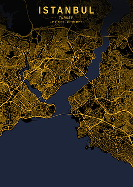 Istanbul Golden City Map