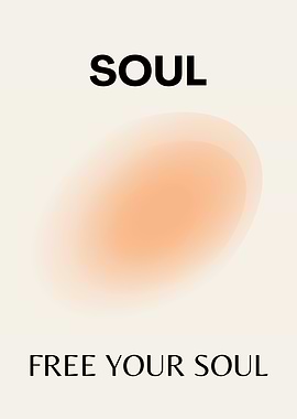Free Your Soul Poster, Inspirational, Motivational