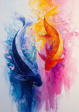 Koi Fish Painting