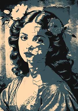 Vintage Woman Portrait