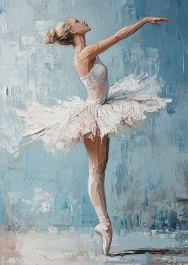 Ballet Dancer Painting | Ballerina Poster