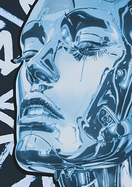 Cyberpunk Woman Portrait