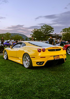 Yellow Ferrari 360 Modena