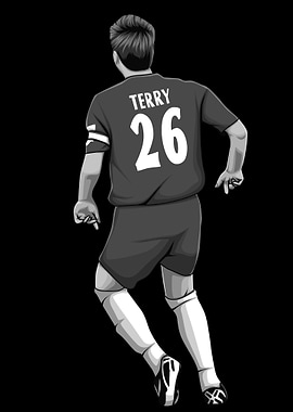 John Terry Black and White Version