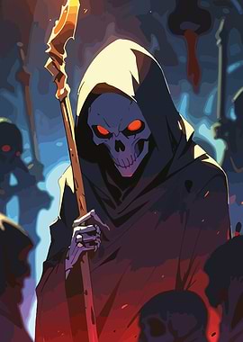 Grim Reaper with Staff