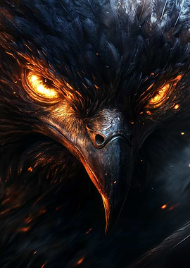 Fiery Eagle head